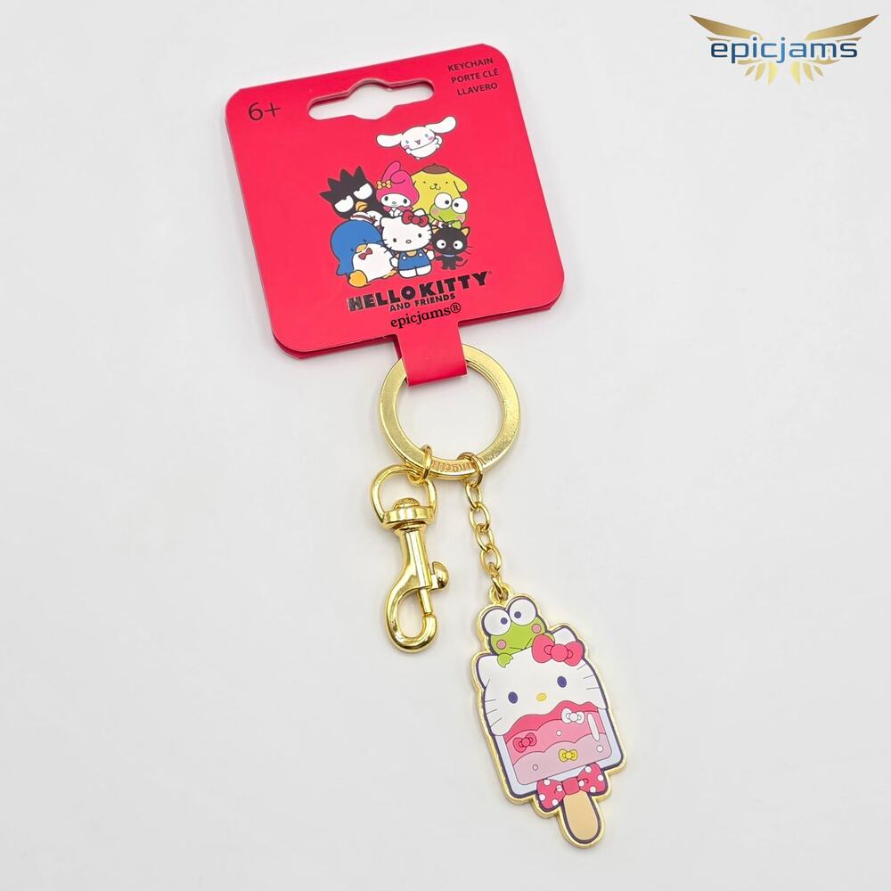 Sanrio Hello Kitty Popsicle Keychain New